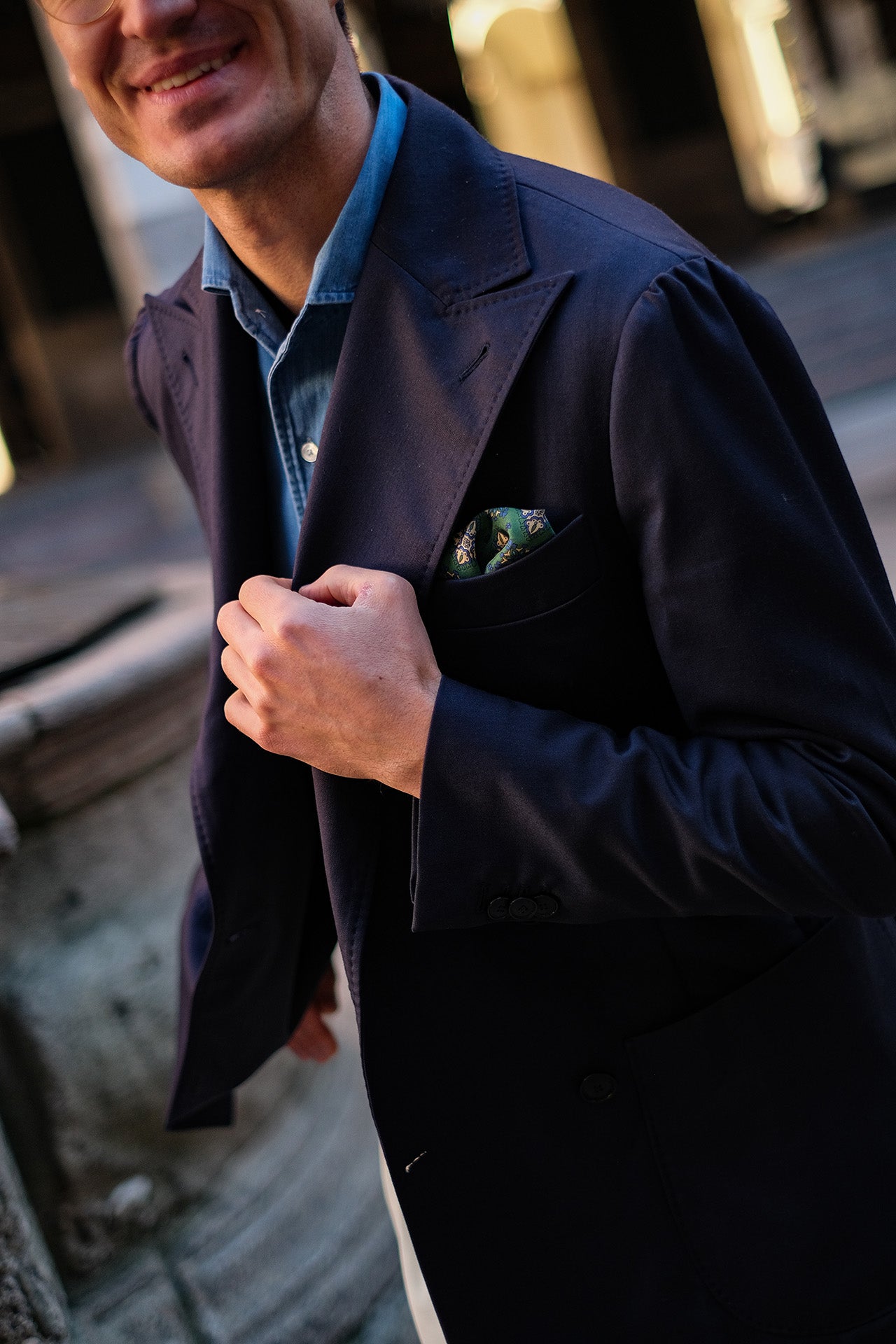 Moss Amarone Pocket Square — Available in 3 Designs