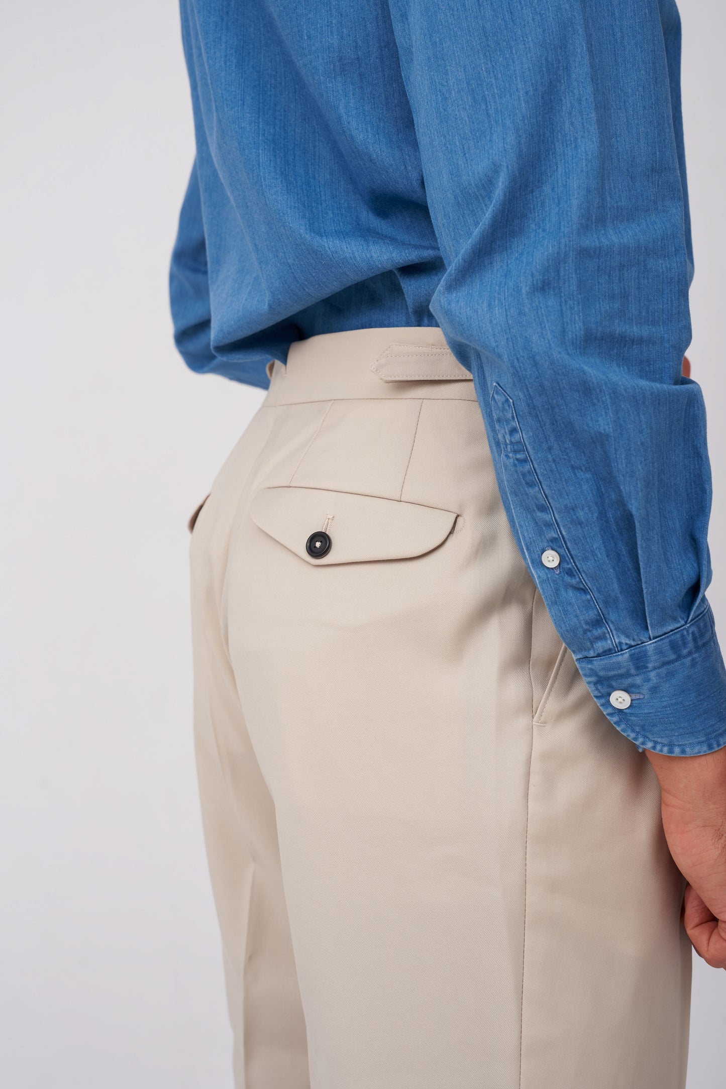 Creamy Wool Trousers