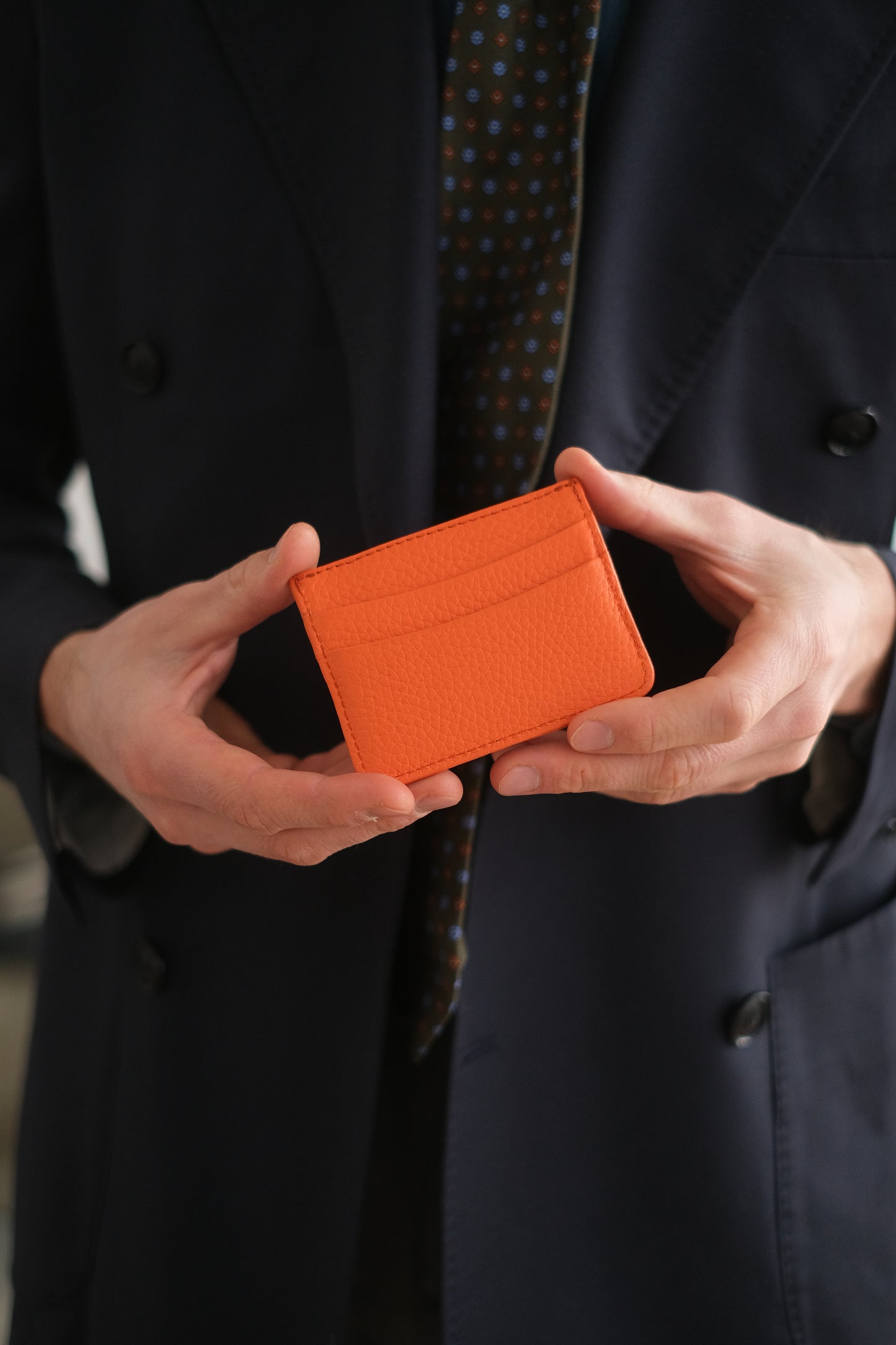 Slim Wallet Orange — Available in 3 Colors