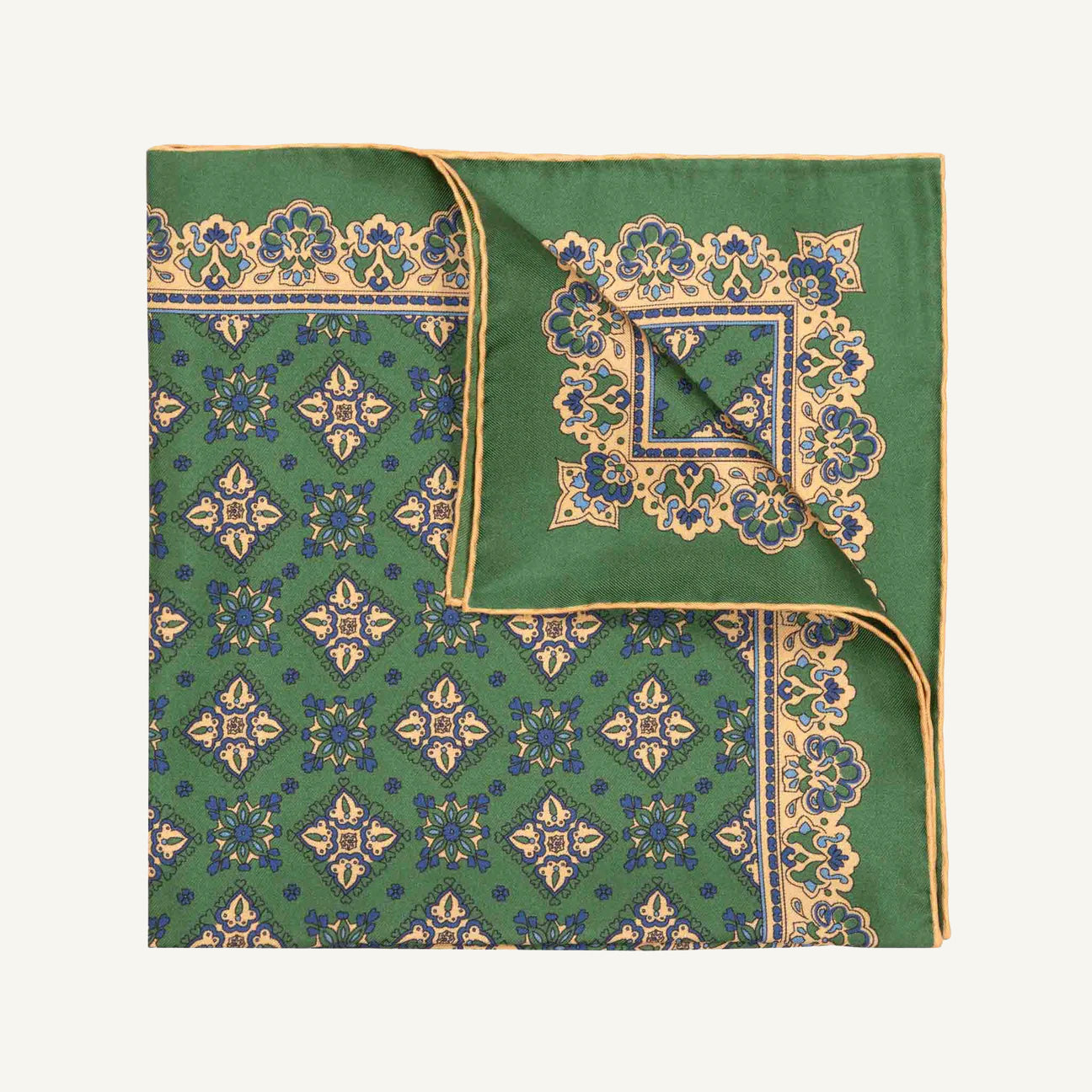 Moss Amarone Pocket Square — Available in 3 Designs