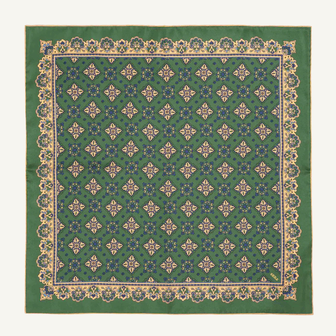 Moss Amarone Pocket Square — Available in 3 Designs